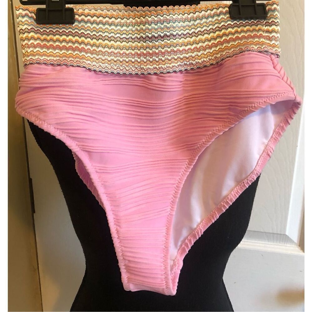 Pink Ruched Bikini Top - Picture 3 of 5